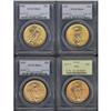 Image 1 : Lot of Four $20 St. Gaudens PCGS MS64