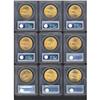 Image 2 : Lot of Ten $20 St. Gaudens PCGS MS65