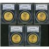 Image 2 : Lot of Ten $20 St. Gaudens All PCGS MS65