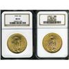 Image 1 : Lot of Two $20 St. Gaudens NGC MS65