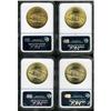 Image 2 : Lot of Four $20 St. Gaudens NGC MS64