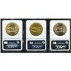 Image 2 : Lot of Three $20 St. Gaudens NGC MS64