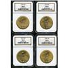 Image 1 : Lot of Four $20 St. Gaudens NGC MS63