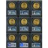 Image 2 : Lot of Ten $20 St. Gaudens PCGS MS65