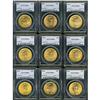 Image 1 : Lot of Ten $20 St. Gaudens PCGS MS65