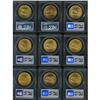 Image 2 : Lot of Ten $20 St. Gaudens PCGS MS65