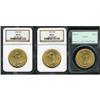 Image 1 : Lot of Three $20 St. Gaudens