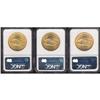 Image 2 : Lot of Three $20 St. Gaudens NGC MS65