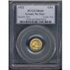 Image 3 : 1922 Grant Gold $1, No Star PCGS MS66
