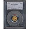 Image 3 : 1903 Jefferson Gold $1 PCGS MS66
