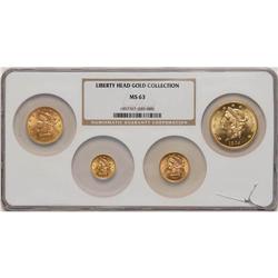 Liberty Head Gold Collection NGC MS63