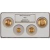 Image 1 : Liberty Head Gold Set NGC MS65
