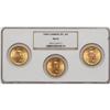Image 1 : Saint Gaudens 3 Piece Set NGC MS65