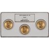 Image 1 : St. Gaudens 3 Piece Set NGC MS65