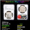 Image 1 : ***Auction Highlight*** NGC 1884-p Morgan Dollar $1 Graded ms65 By NGC (fc)
