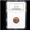 Image 2 : ***Auction Highlight*** NGC 1952-d Lincoln Cent 1c Graded ms67 rd By NGC (fc)