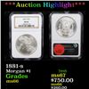 Image 1 : ***Auction Highlight*** NGC 1881-s Morgan Dollar $1 Graded ms66 By NGC (fc)
