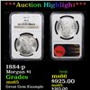 Image 1 : ***Auction Highlight*** NGC 1884-p Morgan Dollar $1 Graded ms65 By NGC (fc)