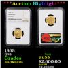Image 1 : ***Auction Highlight*** NGC 1868 Three Dollar Gold 3 Graded au Details By NGC (fc)