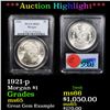 Image 1 : ***Auction Highlight*** PCGS 1921-p Morgan Dollar $1 Graded ms65 By PCGS (fc)