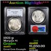 Image 1 : ***Auction Highlight*** PCGS 1921-p Morgan Dollar $1 Graded ms65 By PCGS (fc)