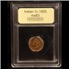 Image 4 : ***Auction Highlight*** 1859 Mint Error Indian Cent 1c Graded Select Unc By USCG (fc)