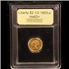 Image 4 : ***Auction Highlight*** 1903-p Gold Liberty Quarter Eagle $2 1/2 Graded Select+ Unc By USCG (fc)