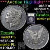 Image 1 : ***Auction Highlight*** 1889-o Morgan Dollar $1 Graded Select Unc+ PL By USCG (fc)