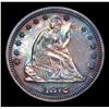 Image 2 : Proof ***Auction Highlight*** 1872 Seated Liberty Quarter 25c Graded GEM+ Proof By USCG (fc)