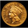 Image 2 : ***Auction Highlight*** 1871 Three Dollar Gold 3 Graded Select+ Unc BY USCG (fc)
