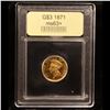 Image 4 : ***Auction Highlight*** 1871 Three Dollar Gold 3 Graded Select+ Unc BY USCG (fc)