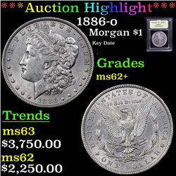 ***Auction Highlight*** 1886-o Morgan Dollar $1 Graded Select Unc BY USCG (fc)