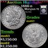 Image 1 : ***Auction Highlight*** 1886-o Morgan Dollar $1 Graded Select Unc BY USCG (fc)