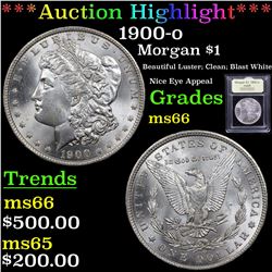 ***Auction Highlight*** 1900-o Morgan Dollar $1 Graded GEM+ Unc By USCG (fc)