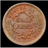 Image 3 : ***Auction Highlight*** 1855 Braided Hair Half Cent 1/2c Graded Select Unc RB By USCG (fc)