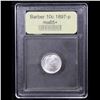 Image 4 : ***Auction Highlight*** 1897-p Barber Dime 10c Graded GEM+ Unc By USCG (fc)