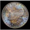 Image 2 : ***Auction Highlight*** 1885-o Rainbow Toned Morgan Dollar $1 Graded GEM+ Unc By USCG (fc)