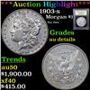 Image 1 : *Highlight Of Entire Auction* 1893-s Morgan Dollar $1 Graded Unc Details By USCG (fc)