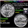 Image 1 : ***Auction Highlight*** 1939-s Oregon Trail Old Commem Half Dollar 50c Graded GEM++ Unc By USCG (fc)