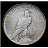 Image 3 : ***Auction Highlight*** 1921-p Rainbow Toned Peace Dollar $1 Graded Select Unc By USCG (fc)