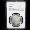 Image 2 : NGC 1889-s Morgan Dollar $1 Graded ms61 By NGC