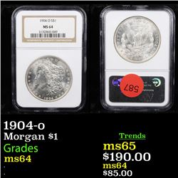 NGC 1904-o Morgan Dollar $1 Graded ms64 By NGC