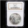 Image 2 : NGC 1904-o Morgan Dollar $1 Graded ms64 By NGC