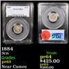 Image 1 : Proof PCGS 1884 Three Cent Copper Nickel 3cn Graded pr63 By PCGS