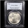 Image 2 : PCGS 1923-p Peace Dollar $1 Graded ms62 By PCGS