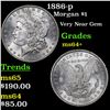 Image 1 : 1886-p Morgan Dollar $1 Grades Choice+ Unc