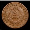 Image 3 : 1864 Two Cent Piece 2c Grades Select AU