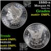 Image 1 : 1880-s Morgan Dollar $1 Grades Select Unc+ DMPL