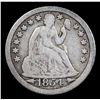 Image 2 : 1854-p Seated Liberty Dime 10c Grades vf+