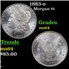 Image 1 : 1883-o Morgan Dollar $1 Grades Choice Unc